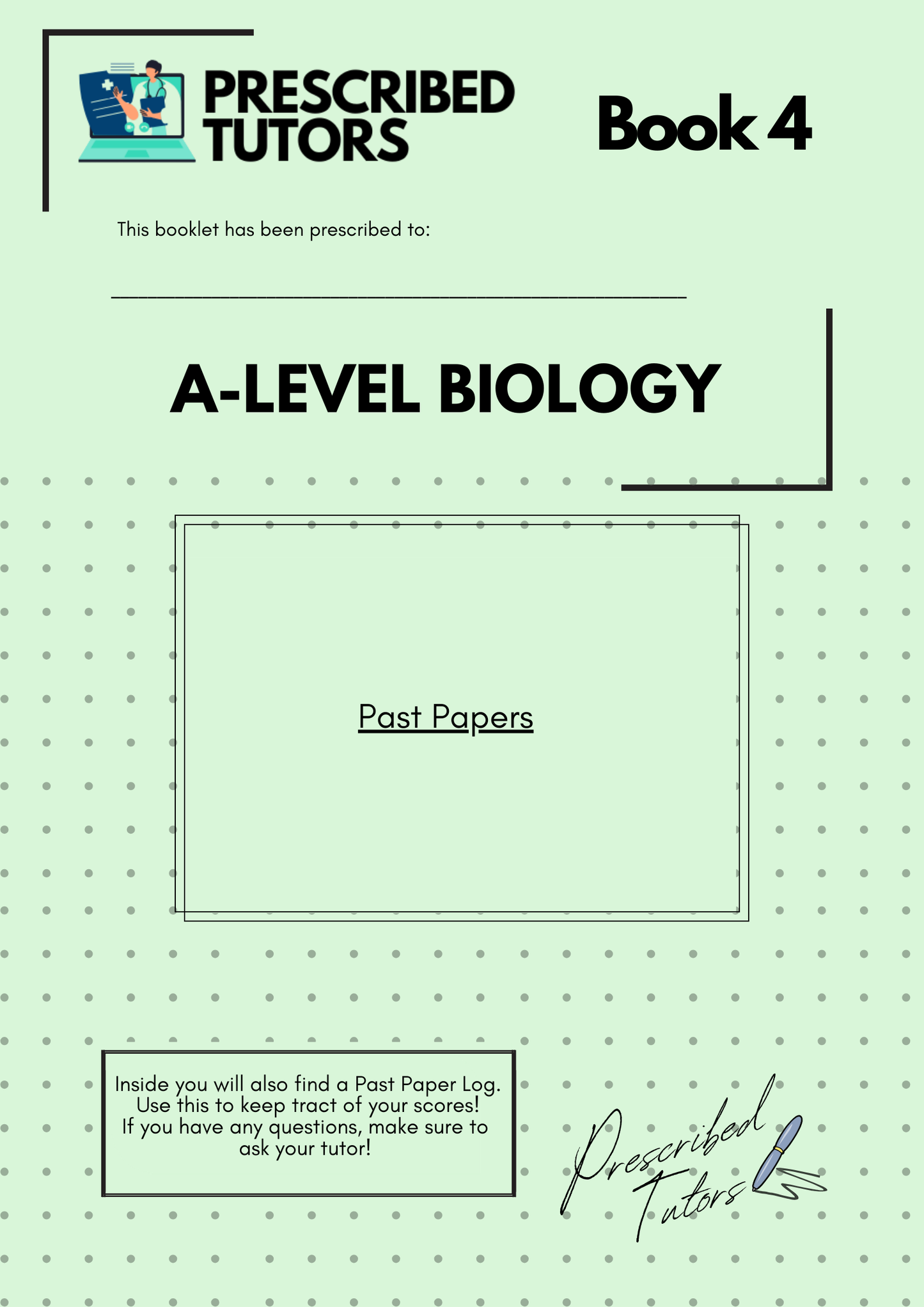 Past Paper Booklets